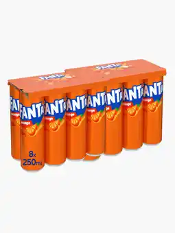 Flink Fanta Original Orange 8-pack 25cl 2x aanbieding