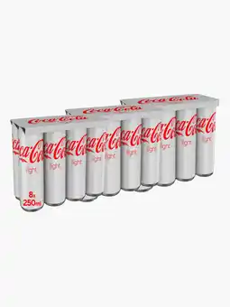 Flink Coca Cola Light 8-pack 25cl 3x aanbieding
