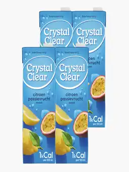 Flink Crystal Clear Citroen Passievrucht 1.5L 4x aanbieding