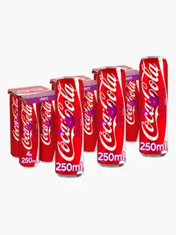 Flink Coca cola cherry 4-pack 25cl 3x aanbieding