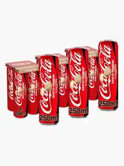 Flink Coca Cola Vanilla Zero Sugar 4-pack 25cl 3x aanbieding