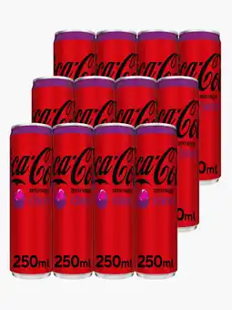 Flink Coca Cola Zero sugar cherry 25cl 12x aanbieding