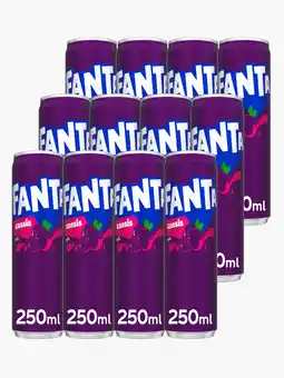 Flink Fanta Cassis 25cl 12x aanbieding