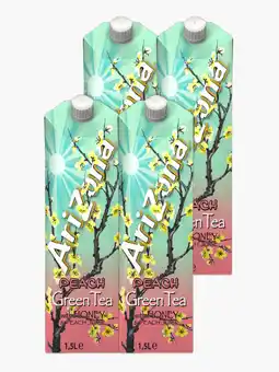 Flink Arizona Green Tea Peach 1.5L 4x aanbieding