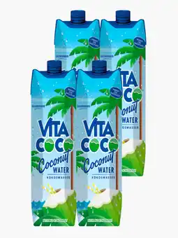 Flink Vita Coco kokoswater coconut water 1L pak 4x aanbieding