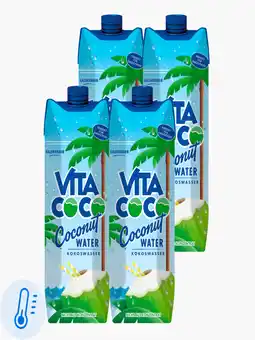 Flink Vita Coco kokoswater coconut water 1L pak 4x aanbieding