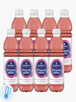 Flink Sourcy Vitamine water framboos/granaatappel 50cl 8x aanbieding