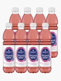 Flink Sourcy Vitamine water framboos/granaatappel 50cl 8x aanbieding
