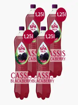 Flink Spa Fruit Cassis Blackberry 1.25L 4x aanbieding