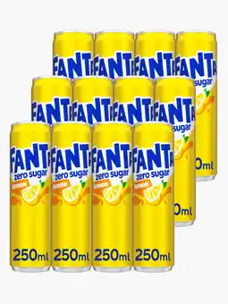 Flink Fanta Lemon Zero 25cl 12x aanbieding