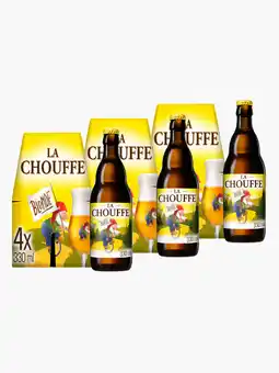 Flink La Chouffe fl 4-pack 33cl 3x aanbieding