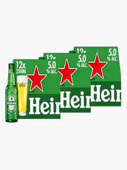 Flink Heineken 12-pack 25cl - Ongekoeld 3x aanbieding