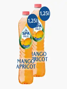 Flink Spa Fruit Still Mango Abricot 1.25L 2x aanbieding