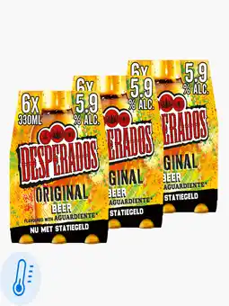 Flink Desperados Original 6-pack 33cl 3x aanbieding