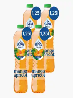 Flink Spa Fruit Still Mango Abricot 1.25L 4x aanbieding