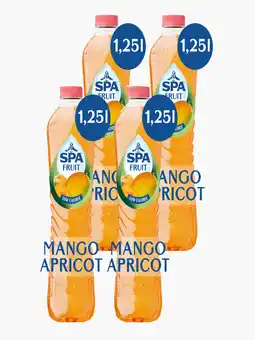 Flink Spa Fruit Still Mango Abricot 1.25L 4x aanbieding