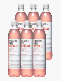 Flink Vitamin Well Hydrate 50cl 6x aanbieding