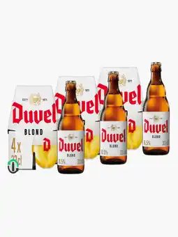 Flink Duvel Blond 4-pack 8.5% 33cl 3x aanbieding