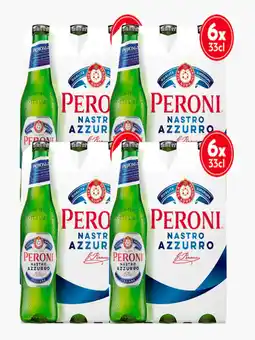Flink Peroni 6-pack 33cl 4x aanbieding