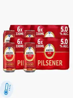 Flink Amstel Pilsener 5,0% 4x6-pack 33cl aanbieding