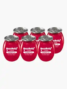 Flink BuzzBallzz Strawberry Rita 13,5% 20cl 6x aanbieding