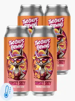 Flink Two Chefs Sunset Suzy 4.8% 33cl 4x aanbieding