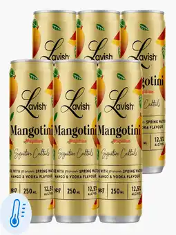 Flink Lavish Mangotini 12.5% 25cl 6x aanbieding