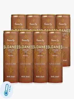 Flink Sloane’s Gin & Tonic 10% 25cl 8x aanbieding