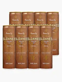 Flink Sloane’s Gin & Tonic 10% 25cl 8x aanbieding