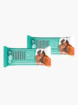 Flink Fulfil Chocolate Salted Caramel Flavour Vitamin & Protein Bar 55g 2x aanbieding