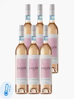 Flink Volunte Pinot Grigio Rosé 11% 750ml 6x aanbieding