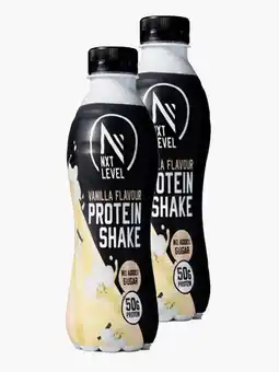 Flink NXT Level Protein Shake Vanilla 50cl 2x aanbieding
