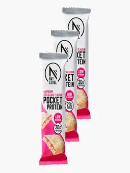 Flink NXT Level Pocket Protein Raspberry Cheesecake 55g 3x aanbieding