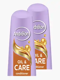 Flink Andrelon Conditioner oil & care 200ml 2x aanbieding