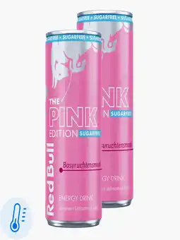 Flink Red Bull Energy suikervrij pink edition 250ml 2x aanbieding