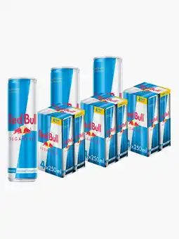Flink Red Bull Energy Drink Sugarfree 4-pack 25cl 3x aanbieding