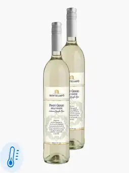 Flink Montecampo Pinot Grigio 750ml 2x aanbieding