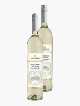 Flink Montecampo Pinot Grigio 750ml 2x aanbieding