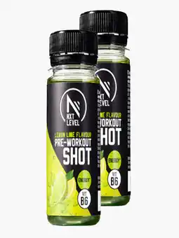 Flink NXT Level Pre-workout shots Lemon-Lime 6cl 2x aanbieding
