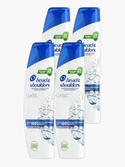 Flink Head & Shoulders Shampoo Classic 285ml 4x aanbieding