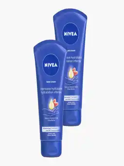 Flink Nivea Intensieve Hydratatie Hand Cream 100ml 2x aanbieding