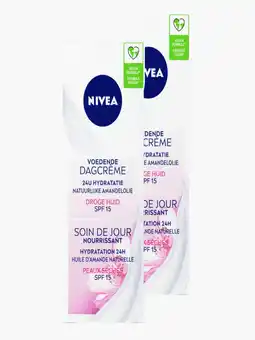 Flink Nivea Voedende Dagcrème SPF15 50ml 2x aanbieding