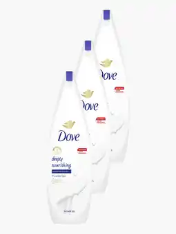 Flink Dove Deeply nourishing douche gel 400ml 3x aanbieding