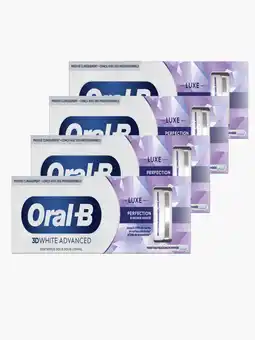 Flink Oral-B White luxe perfection tandpasta 75ml 4x aanbieding