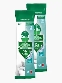 Flink Dettol Maxi Doekjes Ocean 110st 2x aanbieding