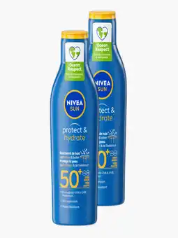 Flink Nivea Sun Protect & Hydrate Hydraterende Zonnemelk SPF50 200ml 2x aanbieding