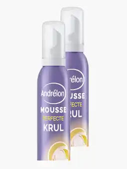 Flink Andrelon Paars Mousse Perfecte Krul 200ml 2x aanbieding