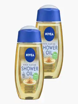 Flink Nivea Showeroil Natural 200ml 2x aanbieding