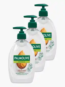 Flink Palmolive Vloeibare Handzeep Naturals Amandel 300g 3x aanbieding