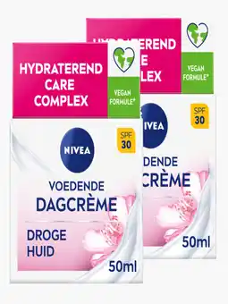 Flink Nivea Voedende dagcrème SPF30 50ml 2x aanbieding